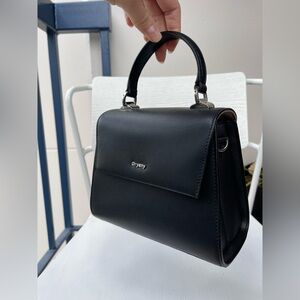 ORYANY Elegant Black Mini Satchel Top Handle Bag in Black